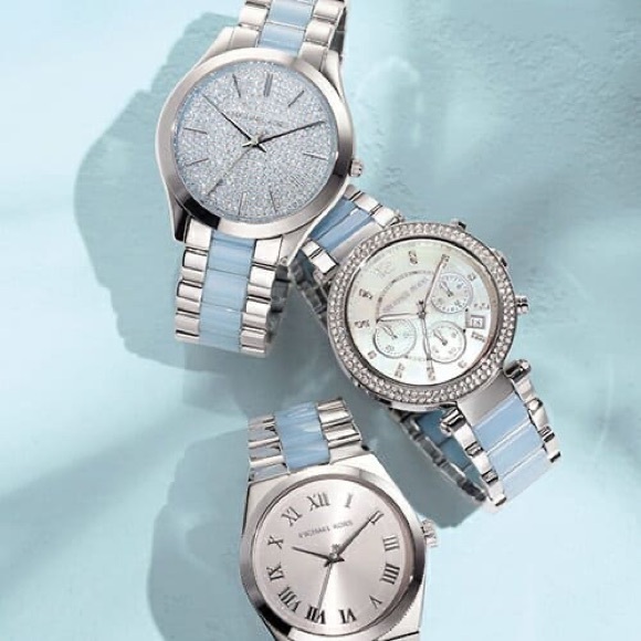 Michael Kors Women’s Crystal Pave Dial 41mm Watch MK4297 Box Included - Picture 2 of 6